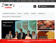 Tablet Screenshot of metzgereischmitz.de